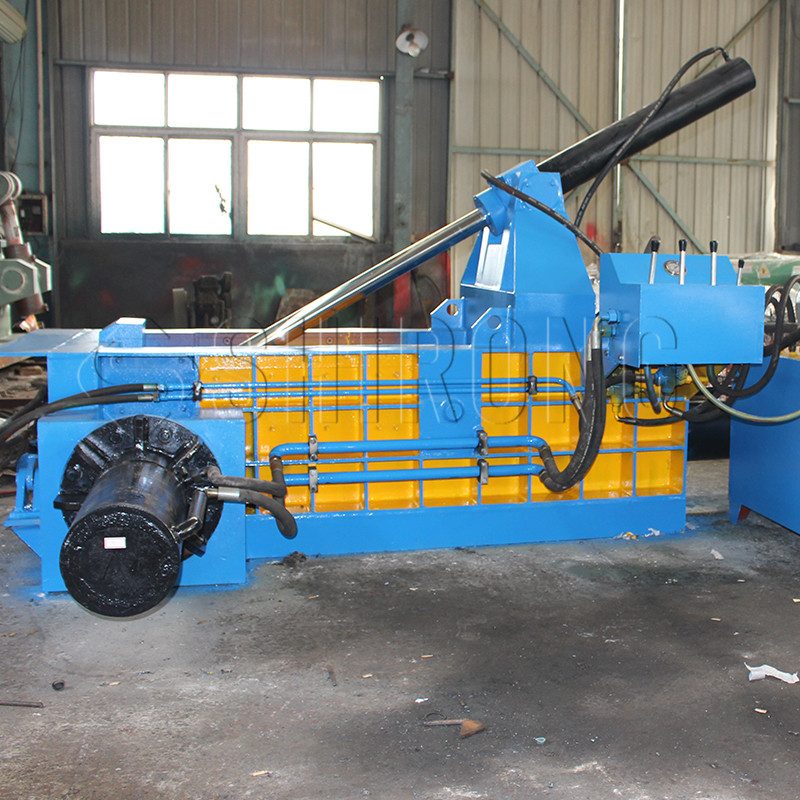 scrap metal baling machine